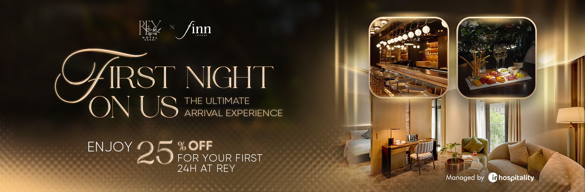 Golden Hour | Giảm 50% Cho Ly Đồ Uống Có Cồn Thứ 2