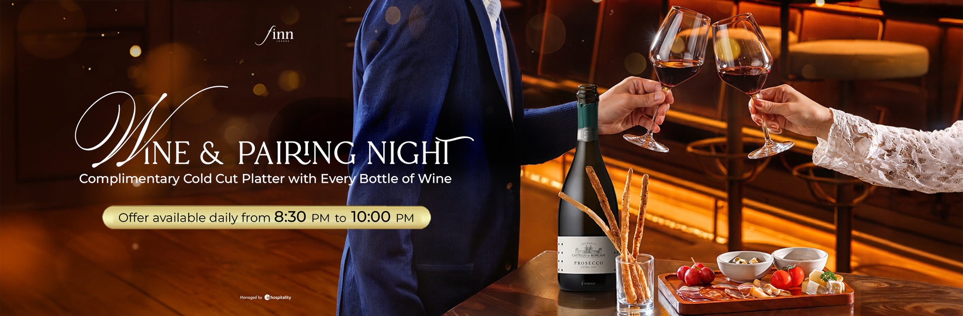 WINE & PAIRING NIGHT | Tặng một phần Cold Cut khi mua một chai rượu bất kì